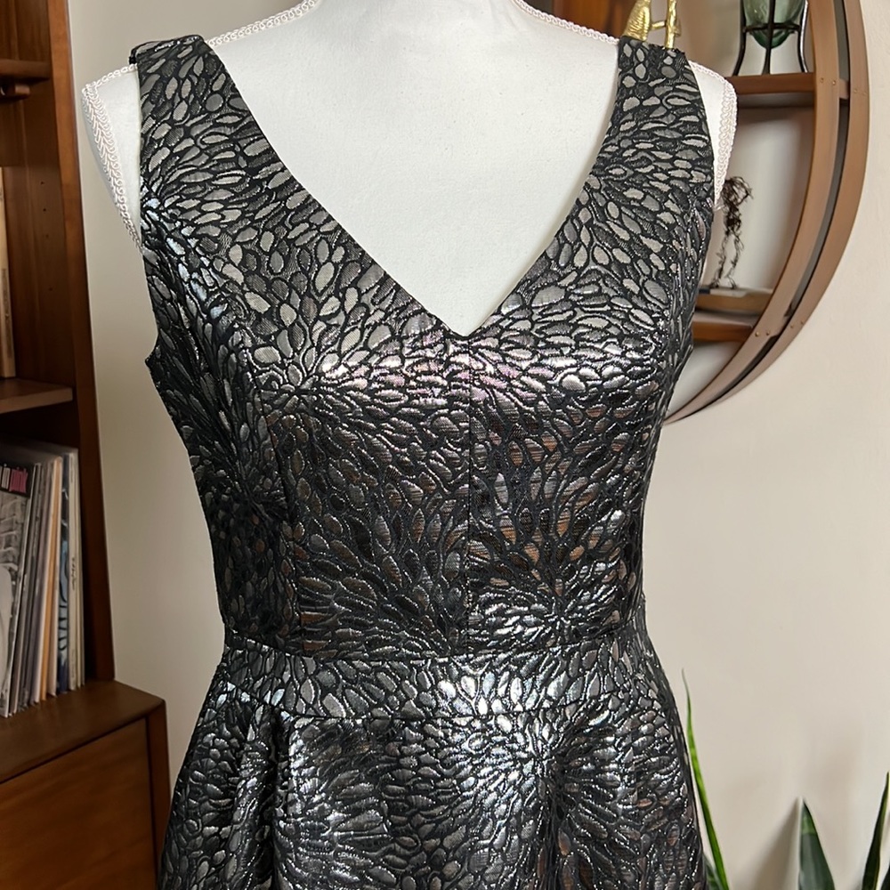 Stunning LBSD (little black silver dress!)